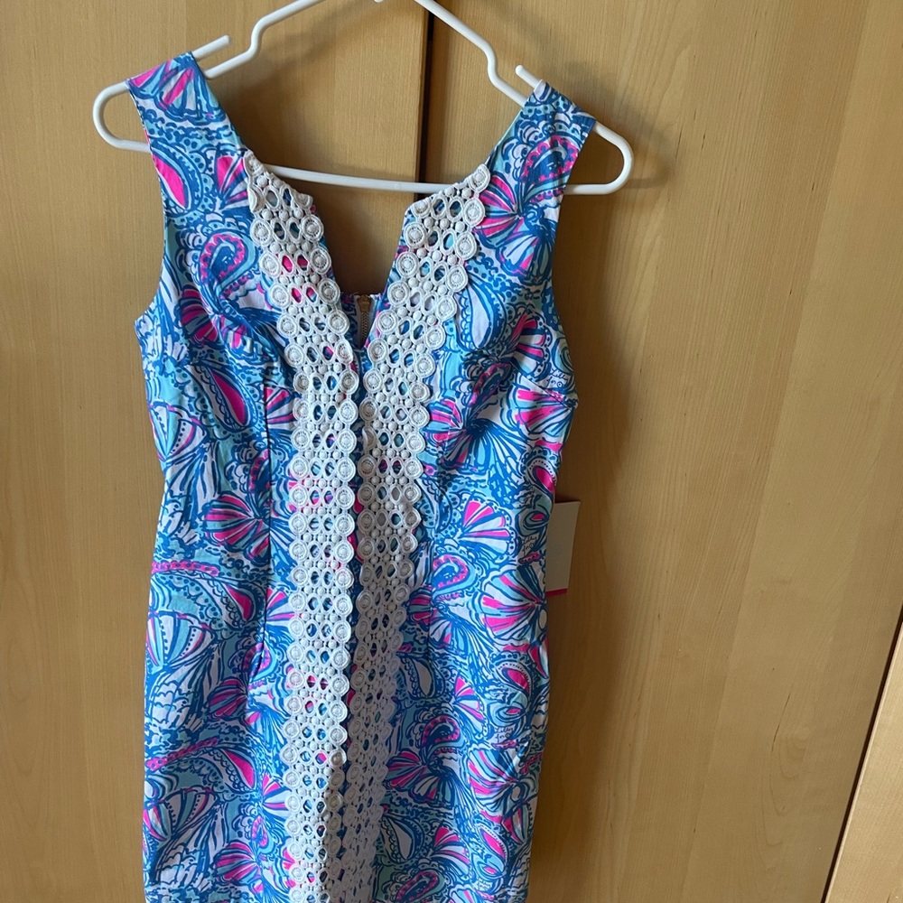 Lilly Pulitzer for Target Shift Dress - My Fans- Size 4 NWT - Picture 2 of 6